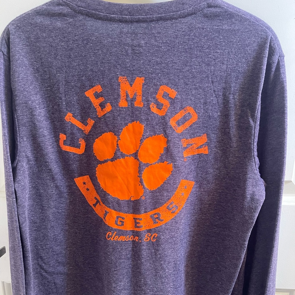 (Not for Sale) Clemson Tigers Long Sleeve Champion Graphic Tee w/Tag
